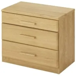 Woodford Nachtkommode teilmassiv Kyran ¦ holzfarben ¦ Maße (cm): B: 60 H: 50 T: