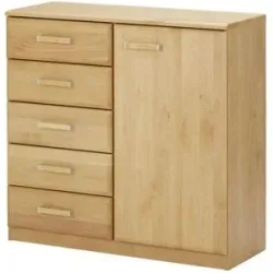 Woodford Kommode teilmassiv Morgana ¦ holzfarben ¦ Maße (cm): B: 93 H: 89 T:
