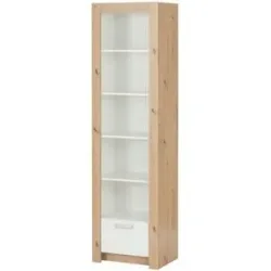 Höffner Standregal  Julius ¦ weiß ¦ Maße (cm): B: 54 H: 195,5 T: 38.8