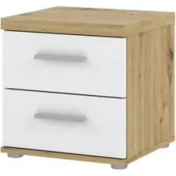 Höffner Nachtkommode  Jamaro ¦ holzfarben ¦ Maße (cm): B: 37,6 H: 38,6 T: 34.7