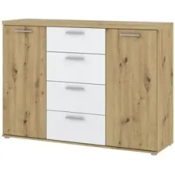 Höffner Kommode  Jamaro ¦ holzfarben ¦ Maße (cm): B: 129,6 H: 93 T: 38.0