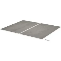 Höffner Einlegeböden  2er-Set  Milow ¦ grau ¦ Maße (cm): B: 95 H: 1,8 T: 58.0