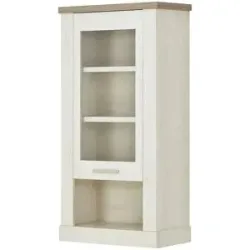 Höffner Hängevitrine  Viareggio ¦ weiß ¦ Maße (cm): B: 71,2 H: 136,5 T: 34.4