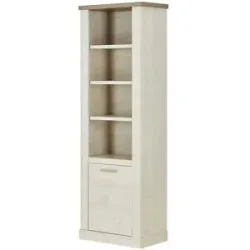 Höffner Regal  Viareggio ¦ weiß ¦ Maße (cm): B: 71,2 H: 212 T: 41.3