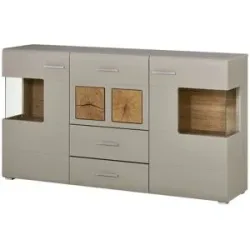 Höffner Sideboard  Cortina ¦ grau ¦ Maße (cm): B: 170 H: 94 T: 42.0