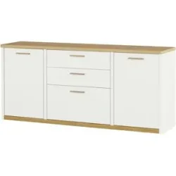 Wohnwert Sideboard  Libro plus ¦ weiß ¦ Maße (cm): B: 175 H: 78 T: 41.0