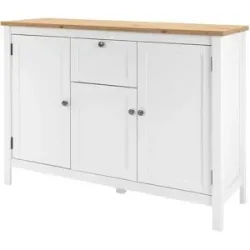 Höffner Sideboard  Mazzano ¦ weiß ¦ Maße (cm): B: 120 H: 90 T: 40.0
