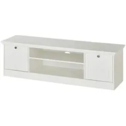 Höffner TV-Lowboard  Laurito ¦ weiß ¦ Maße (cm): B: 160 H: 48 T: 45.0