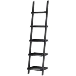 Höffner Leiterregal  Tresa ¦ schwarz ¦ Maße (cm): B: 45 H: 191 T: 35.0