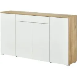uno Sideboard  Bent ¦ weiß ¦ Maße (cm): B: 178 H: 105 T: 40.0