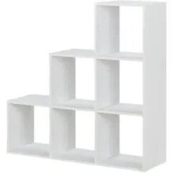 Höffner Regal  Ursini ¦ weiß ¦ Maße (cm): B: 105 H: 105 T: 33.0