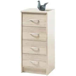 Höffner Kommode  Oppeano ¦ holzfarben ¦ Maße (cm): B: 38 H: 86 T: 35.0