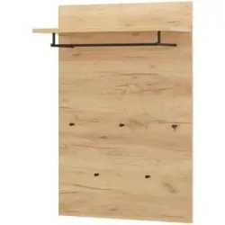 uno Garderobenpaneel  Padua ¦ holzfarben ¦ Spanplatte ¦ Maße (cm): B: 75 H: 110