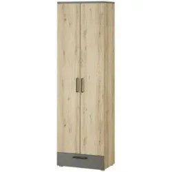 Höffner Garderobenschrank  Odessa ¦ holzfarben ¦ Maße (cm): B: 60 H: 200 T: 38.0