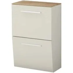 Wohnwert Hängeschuhschrank  Helen ¦ creme ¦ Maße (cm): B: 53 H: 79 T: 28.0