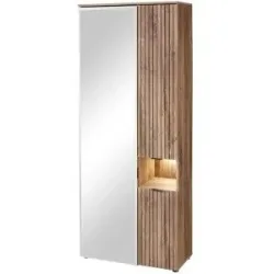uno Garderobenschrank  Elina ¦ holzfarben ¦ Maße (cm): B: 82 H: 204 T: 38.0