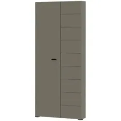 Höffner Mehrzweckschrank  Capri ¦ grau ¦ Maße (cm): B: 84 H: 191 T: 18.0