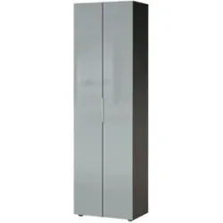 uno Garderobenschrank  Gani ¦ grau ¦ Maße (cm): B: 59 H: 197 T: 40.0