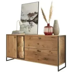 Woodford Sideboard  Flora ¦ holzfarben ¦ Maße (cm): B: 186 H: 86 T: 44.0