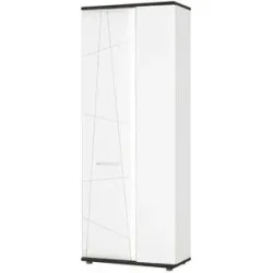 Höffner Staurauelement  Venedig ¦ weiß ¦ Maße (cm): B: 76 H: 200 T: 40.0