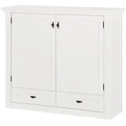 maison bleue TV-Schrank  Petit Chalet ¦ weiß ¦ Maße (cm): B: 136 H: 119 T: 44.0