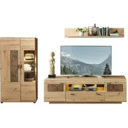 uno Wohnkombination  Madera II ¦ holzfarben ¦ Maße (cm): B: 305 H: 171 T: 47.0