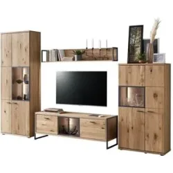 Woodford Wohnkombination  Flora ¦ holzfarben ¦ Maße (cm): B: 301 H: 209 T: 44.0