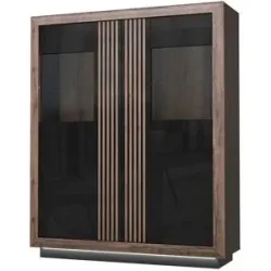 Höffner Highboard  Sevilla ¦ schwarz ¦ Maße (cm): B: 133 H: 162 T: 42.0