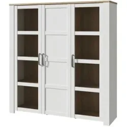 Höffner Highboard  Toneo ¦ weiß ¦ Maße (cm): B: 151 H: 160 T: 42.0