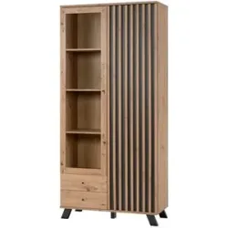 Höffner Vitrine  Harmony ¦ Maße (cm): B: 92 H: 198,5 T: 40.0