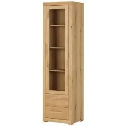 smart Vitrine  Oslo ¦ holzfarben ¦ Maße (cm): B: 51 H: 189 T: 42.0