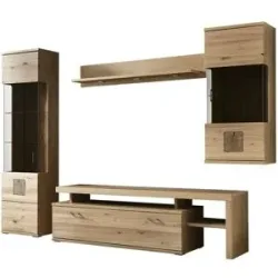 Woodford Wohnkombination  Ken ¦ holzfarben ¦ Maße (cm): B: 290 H: 209 T: 51.0