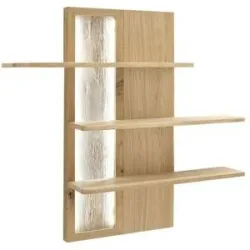 Woodford Wandregal  Astoria ¦ holzfarben ¦ Maße (cm): B: 121 H: 115 T: 26.0