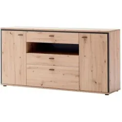uno Sideboard  Argon ¦ holzfarben ¦ Maße (cm): B: 183 H: 92 T: 45.0