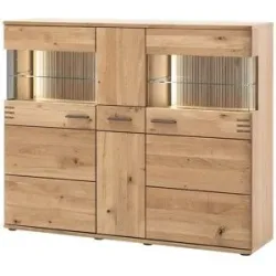 Woodford Highboard  Monta ¦ holzfarben ¦ Maße (cm): B: 150 H: 121 T: 37.0