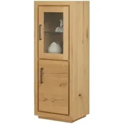 Gray & Jones Vitrine  Black Coast One ¦ holzfarben ¦ Maße (cm): B: 55 H: 145 T: