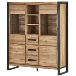 Gray & Jones Highboard  Tierra Fuego One ¦ holzfarben ¦ Maße (cm): B: 130 H: 150