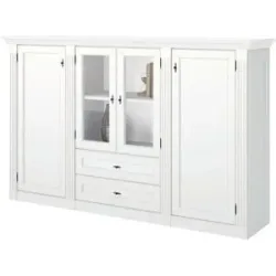 maison bleue Highboard  Petit Chalet ¦ weiß ¦ Maße (cm): B: 192 H: 119 T: 44.0