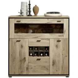 uno Highboard  Ruben ¦ holzfarben ¦ Maße (cm): B: 125 H: 125 T: 40.0