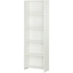 Höffner Regal  Badino ¦ weiß ¦ Maße (cm): B: 58 H: 175 T: 25.0