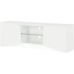 Höffner TV-Lowboard  Formello ¦ weiß ¦ Maße (cm): B: 168,5 H: 57 T: 39.5