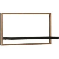 Höffner Wandregal  Frame ¦ gold ¦ Maße (cm): B: 65 H: 35 T: 20.0