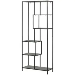 Höffner Regal  Seano ¦ holzfarben ¦ Maße (cm): B: 77 H: 185 T: 35.0