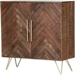 Höffner Sideboard  Cancun ¦ braun ¦ Maße (cm): B: 100 H: 100 T: 43.0