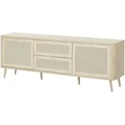 Roomers TV-Lowboard  Rafia Premium ¦ holzfarben ¦ Maße (cm): B: 175 H: 60,3 T: