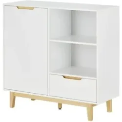 Höffner Kommode  Brescia ¦ weiß ¦ Maße (cm): B: 100 H: 95 T: 38.0
