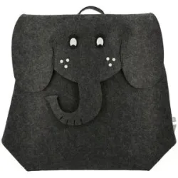 Höffner Filz Aufbewahrungskorb  Elefant ¦ grau ¦ Polyester ¦ Maße (cm): B: 60