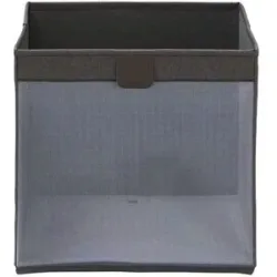 Höffner Aufbewahrungsbox faltbar   ¦ schwarz ¦ Maße (cm): B: 30 H: 30 T: 30.0