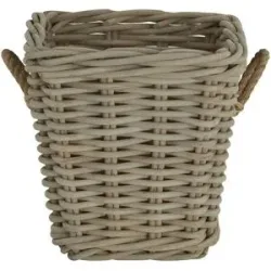 HOME STORY Aufbewahrungskorb   ¦ braun ¦ Rattan ¦ Maße (cm): B: 43 H: 45 T: 43.0