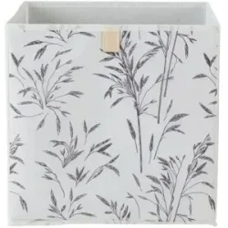 Höffner Aufbewahrungsbox faltbar   ¦ weiß ¦ Polyester ¦ Maße (cm): B: 32 H: 32 T: 32.0